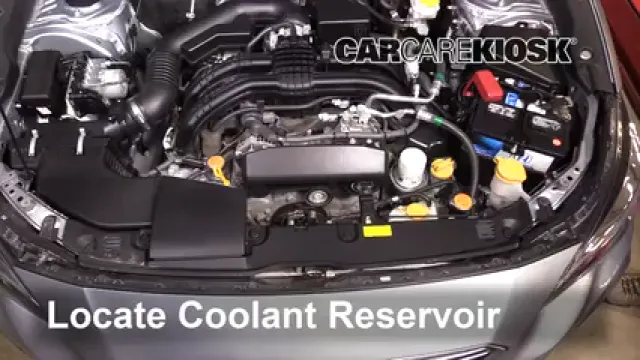 2017 Subaru Impreza Limited 2.0L 4 Cyl. Hatchback Refrigerante (anticongelante) Controlar nivel de líquido